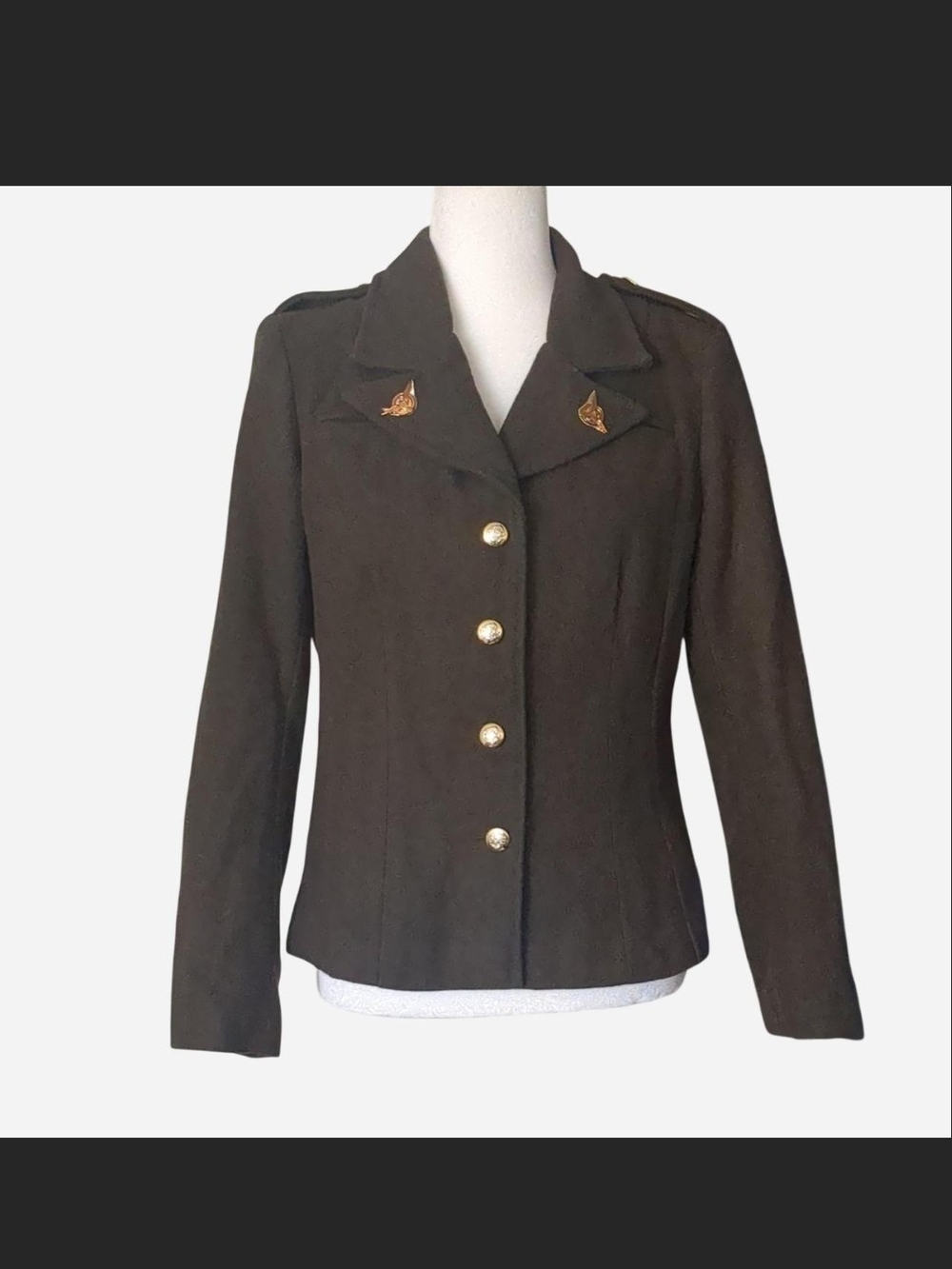 INSANE Vintage 40s Style Military Blazer Size M